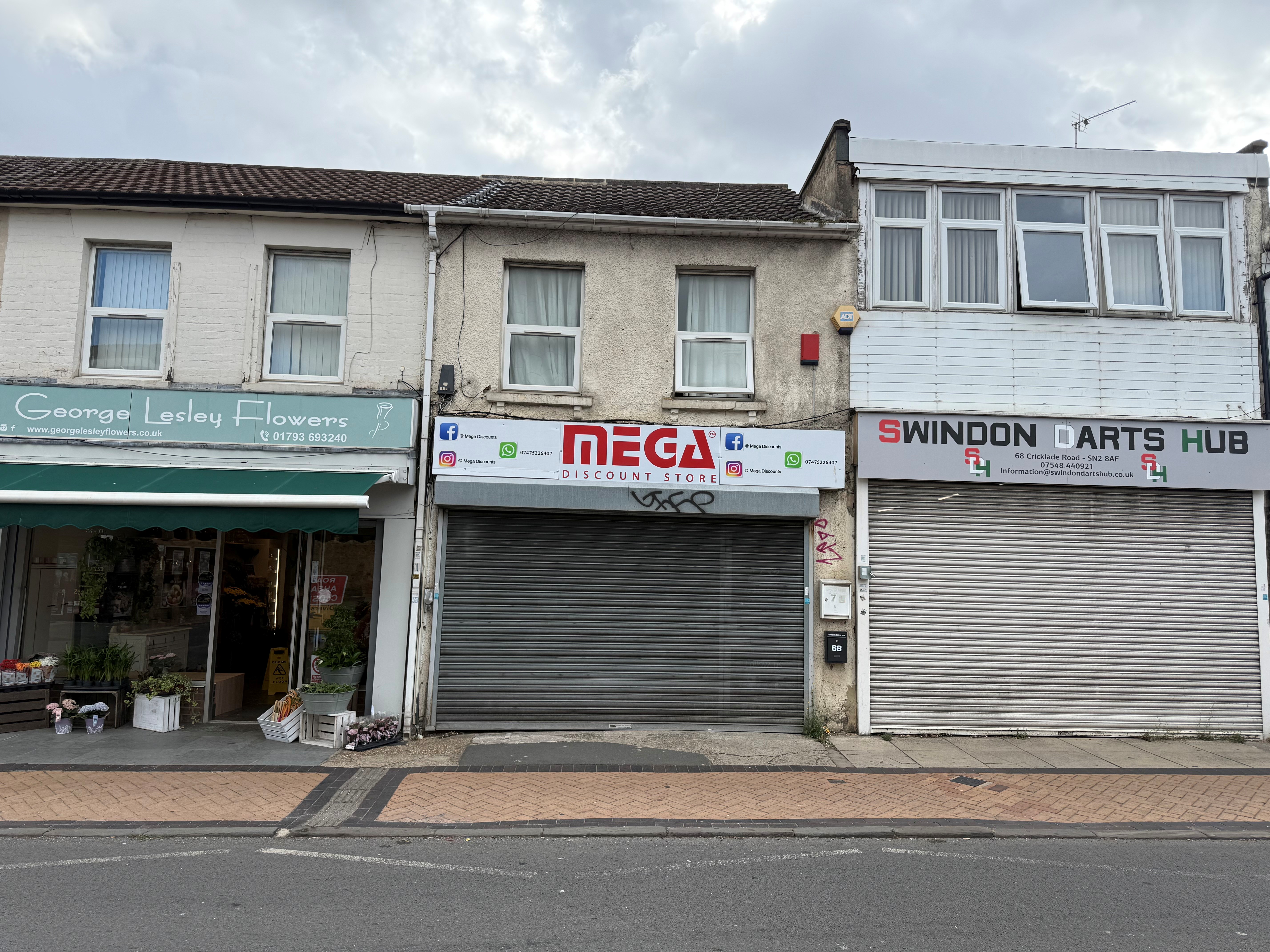 The property is located in a prominent position on Cricklade Road, in the Gorse Hill suburb of Swindon, an area popular with independent traders and multiples, such as Iceland and Haine & Smith opticians and is served by a number of free public car parks.