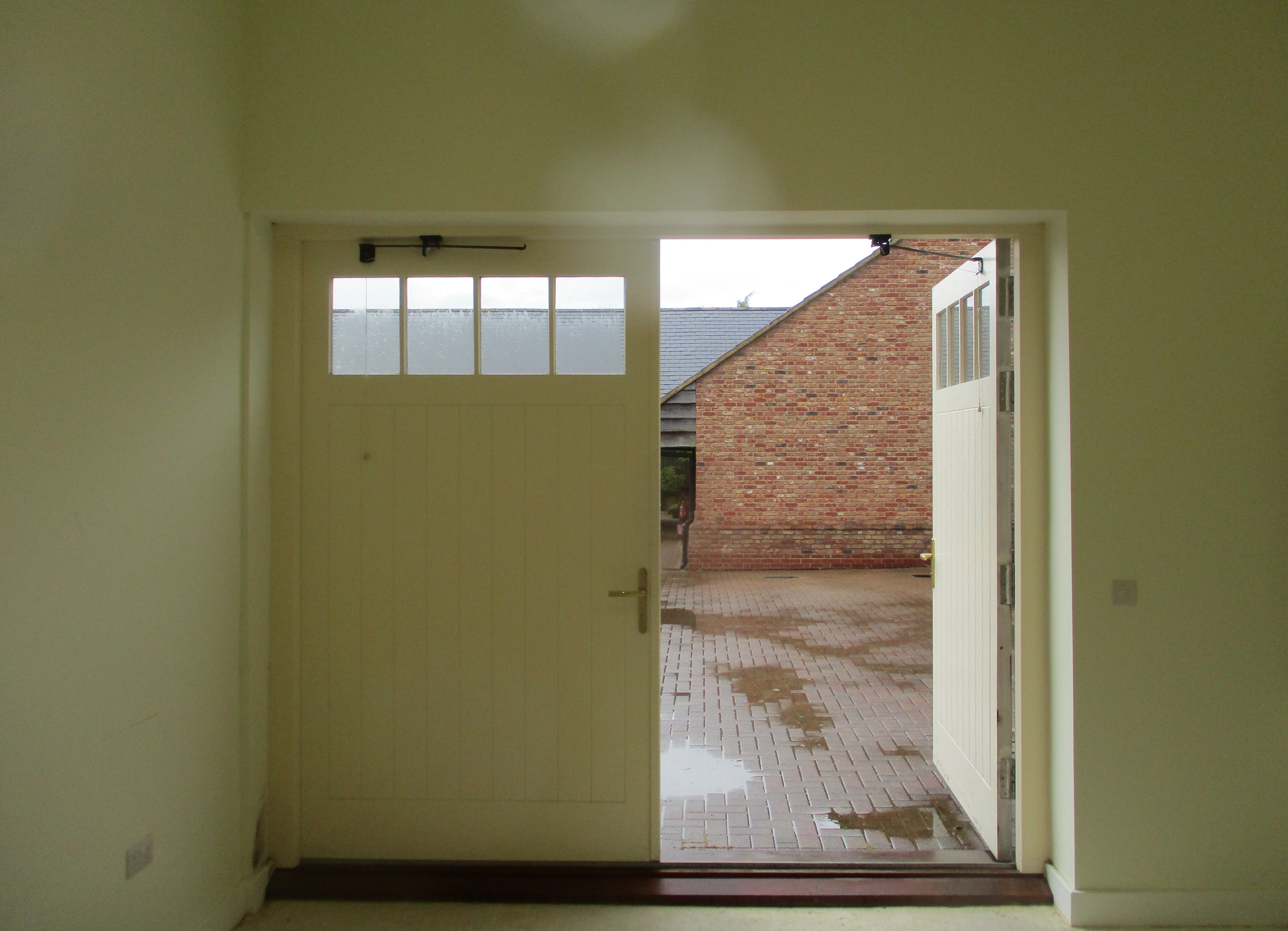 The properties are situated around a mile and a half from Royal Wootton Bassett in a rural location off Breach Lane and form part of Little Park Farm.