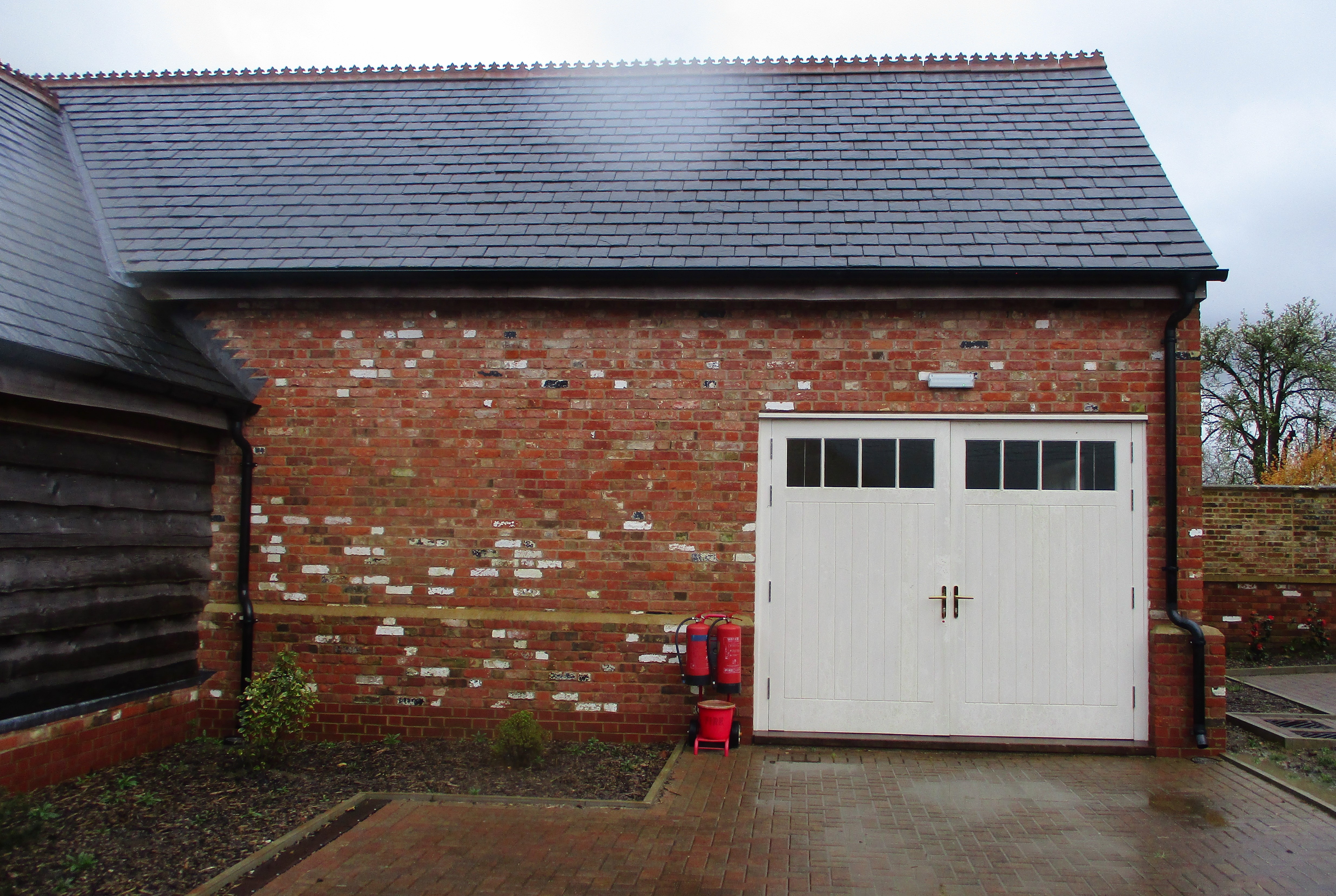 The properties are situated around a mile and a half from Royal Wootton Bassett in a rural location off Breach Lane and form part of Little Park Farm.