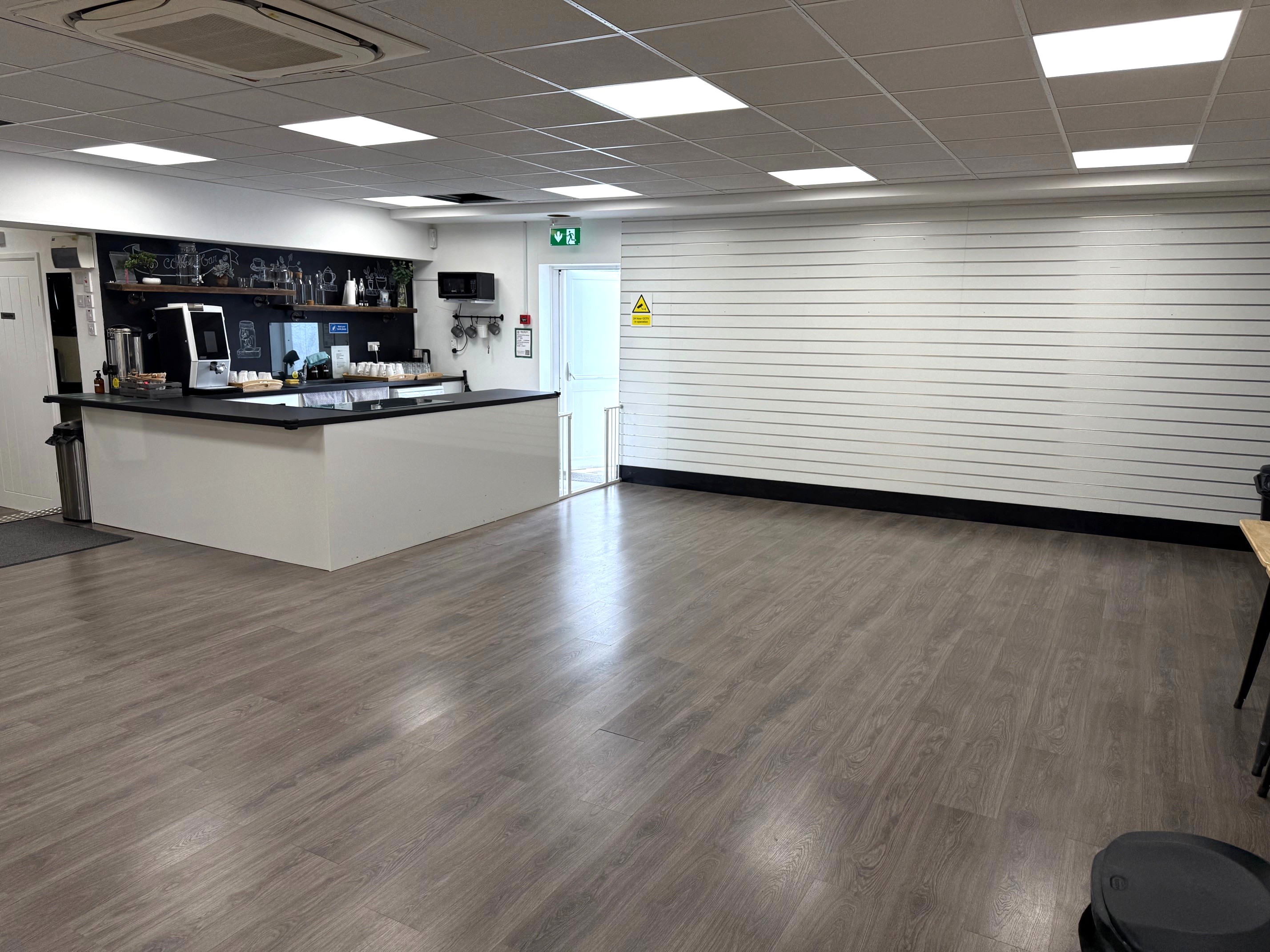 The property is located in a prominent position in the Old Town area of Swindon on the junction of  Newport Street and Marlborough Road, opposite The Planks public car park.