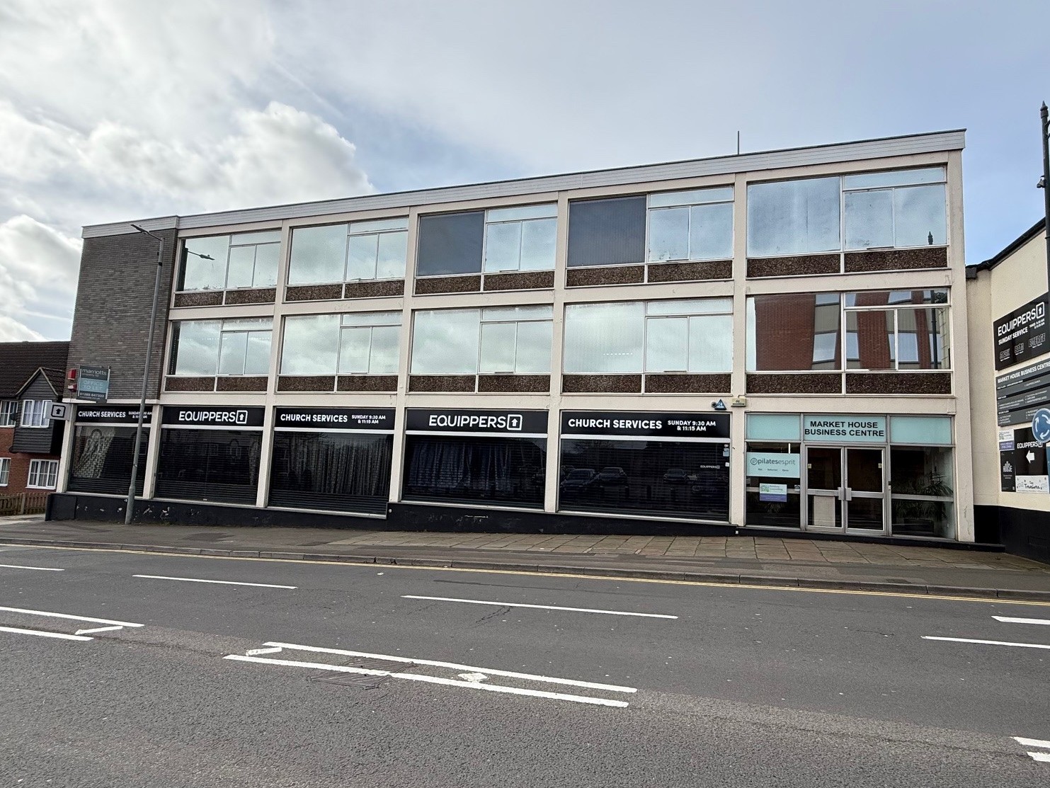 The property is located in a prominent position in the Old Town area of Swindon on the junction of  Newport Street and Marlborough Road, opposite The Planks public car park.