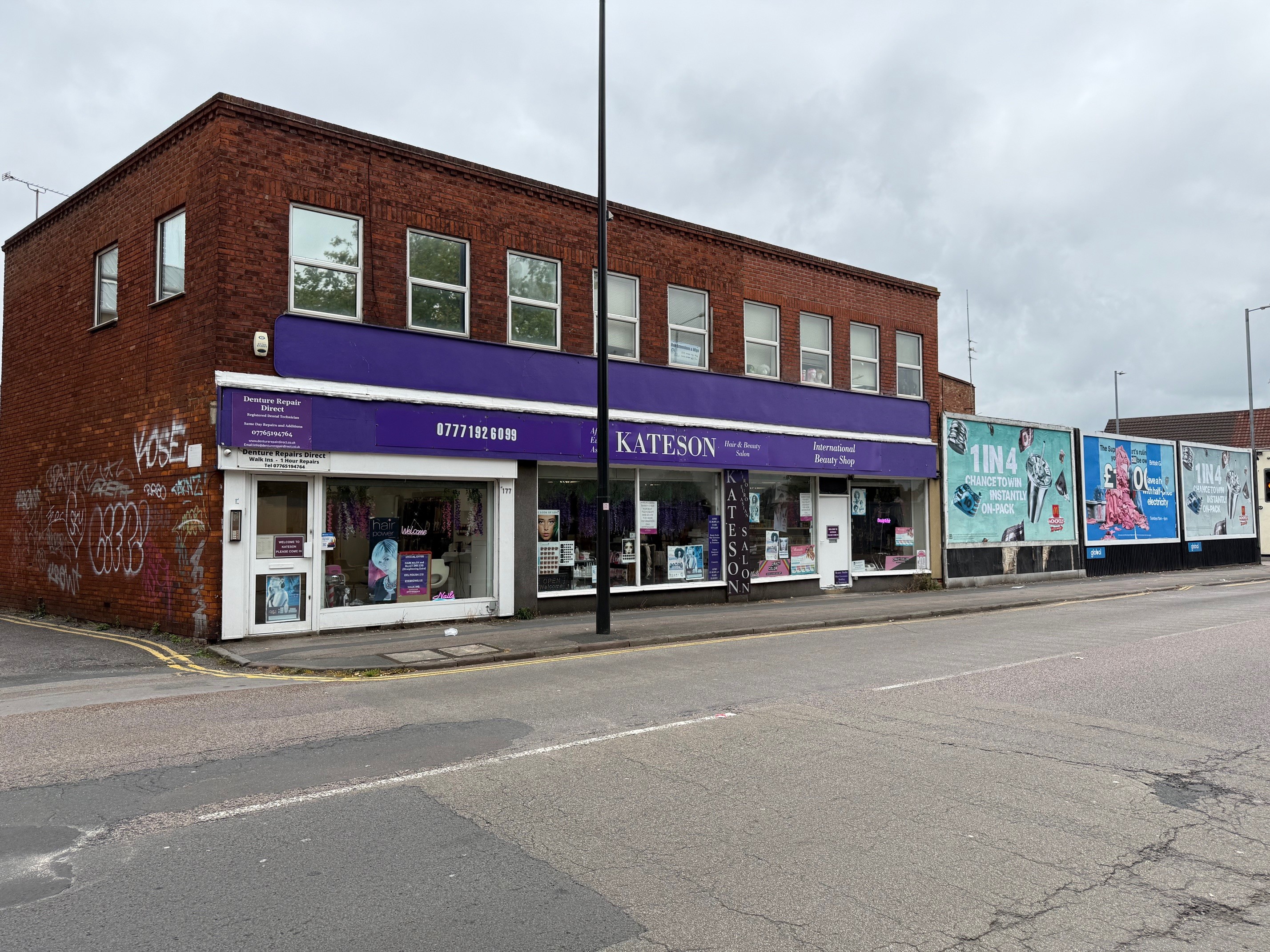 The property is located on the junction of Manchester Road and Aylesbury Street in central Swindon, opposite the former  bus station.